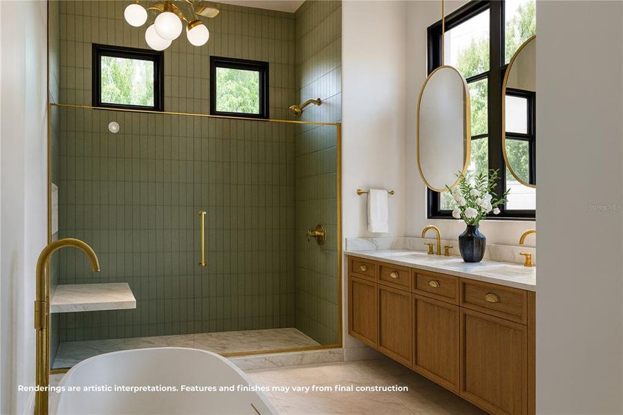 Furnished interior view inside a new home in , Winter Park (Image 8). Furnished interior view inside a new home in , Winter Park (Image 8).