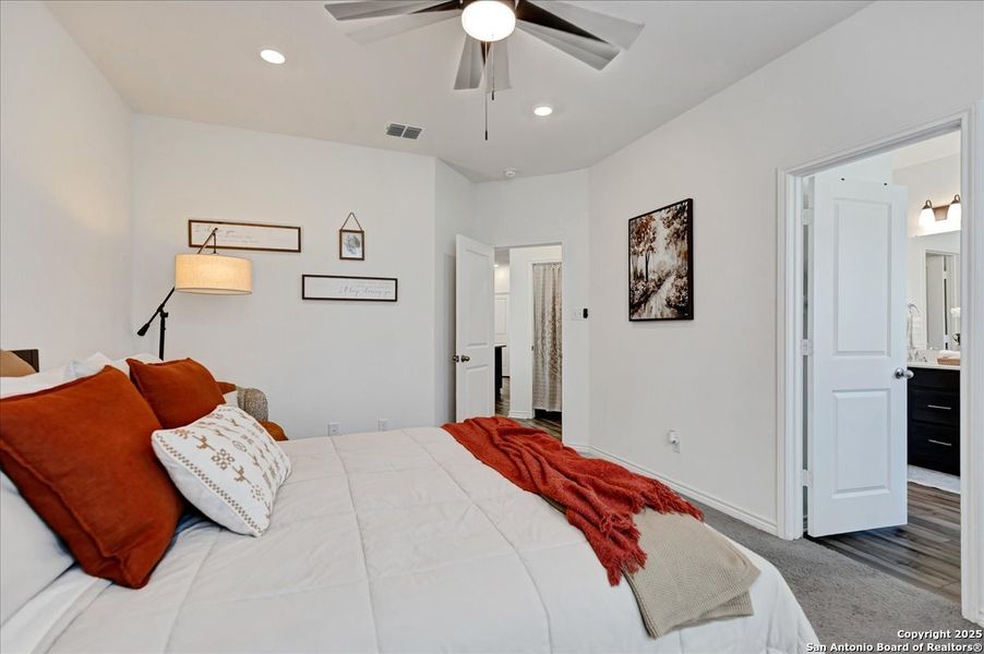 Furnished interior view inside a new home in , San Antonio (Image 12). Furnished interior view inside a new home in , San Antonio (Image 12).