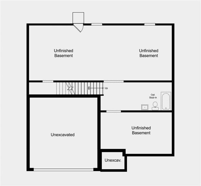 2D floor plan layout of this home in Bennett Farm, Loganville, GA (Image 3).