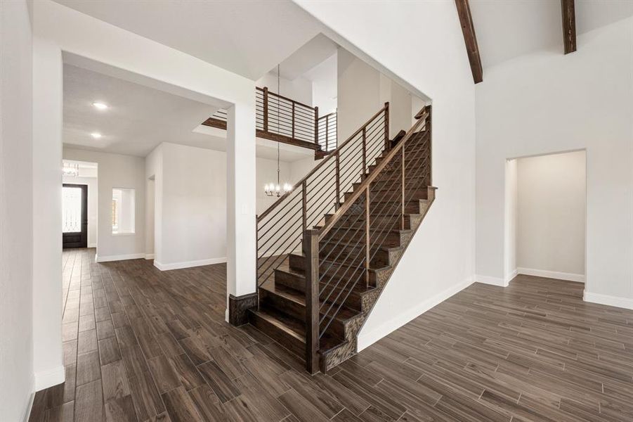 Spacious, unfurnished interior of a new home in Stone River Glen 60s, Royse City (Image 32). Spacious, unfurnished interior of a new home in Stone River Glen 60s, Royse City (Image 32).