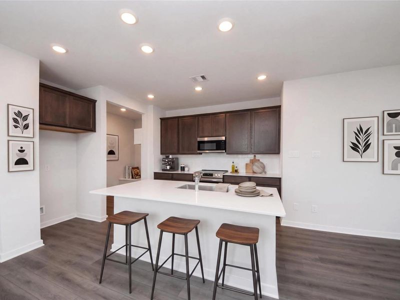 Furnished interior view inside a new home in Liberty Estates, Cleveland (Image 4).