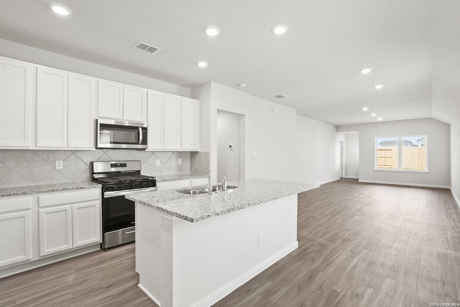 Furnished interior view inside a new home in Hickory Ridge, Elmendorf (Image 12).