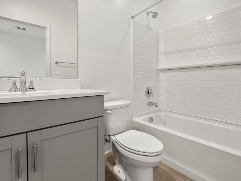 Furnished interior view inside a new home in Alamar at Rocking K, Vail (Image 6).