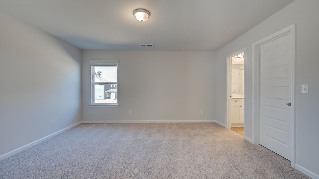 Furnished interior view inside a new home in Riverbend Overlook, Fayetteville (Image 15). Furnished interior view inside a new home in Riverbend Overlook, Fayetteville (Image 15).