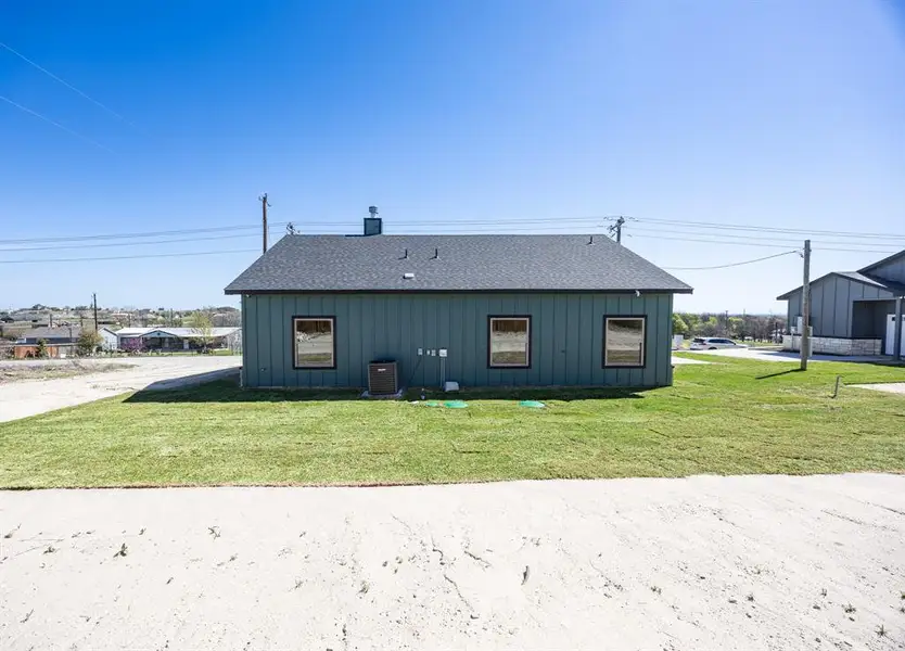 Exterior details and patio area of a home in , Azle (Image 3).