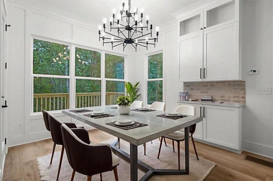 Furnished interior view inside a new home in , Woodstock (Image 5). Furnished interior view inside a new home in , Woodstock (Image 5).