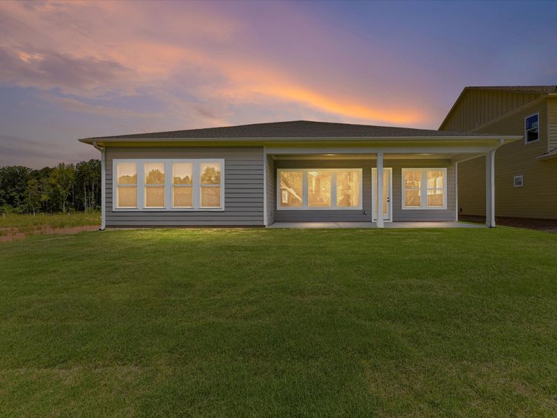 Exterior details and patio area of a home in Hardy Pond, Rock Hill (Image 3).