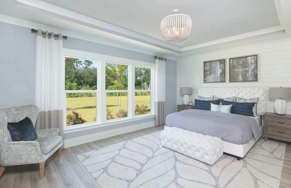 Furnished interior view inside a new home in Sea Island Preserve, Johns Island (Image 11).