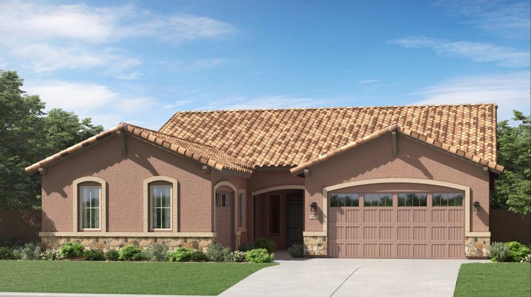 Front exterior of a home in the Asante: Destiny community, located in Surprise, AZ (Image 5).