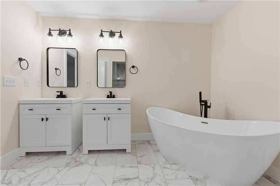 Furnished interior view inside a new home in , Conyers (Image 6).