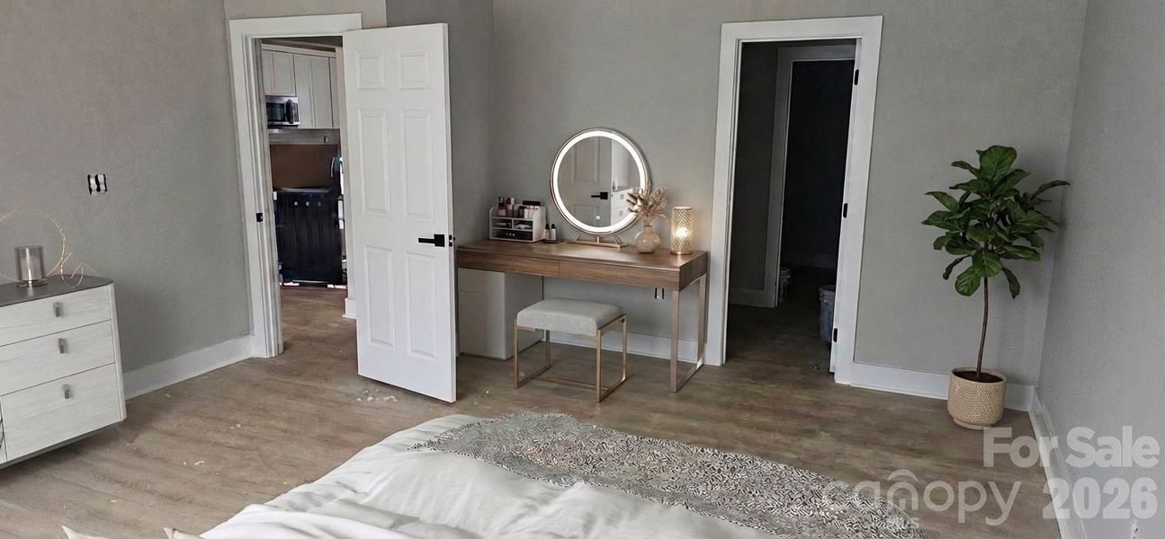 Furnished interior view inside a new home in , Clover (Image 14).