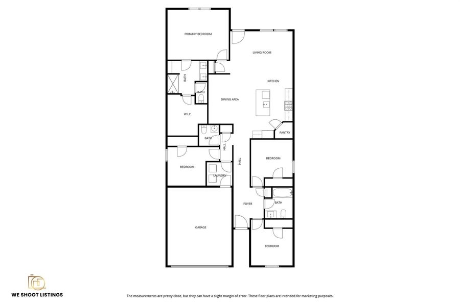 2D floor plan layout of this home in Sorrento, Richmond, TX (Image 6).