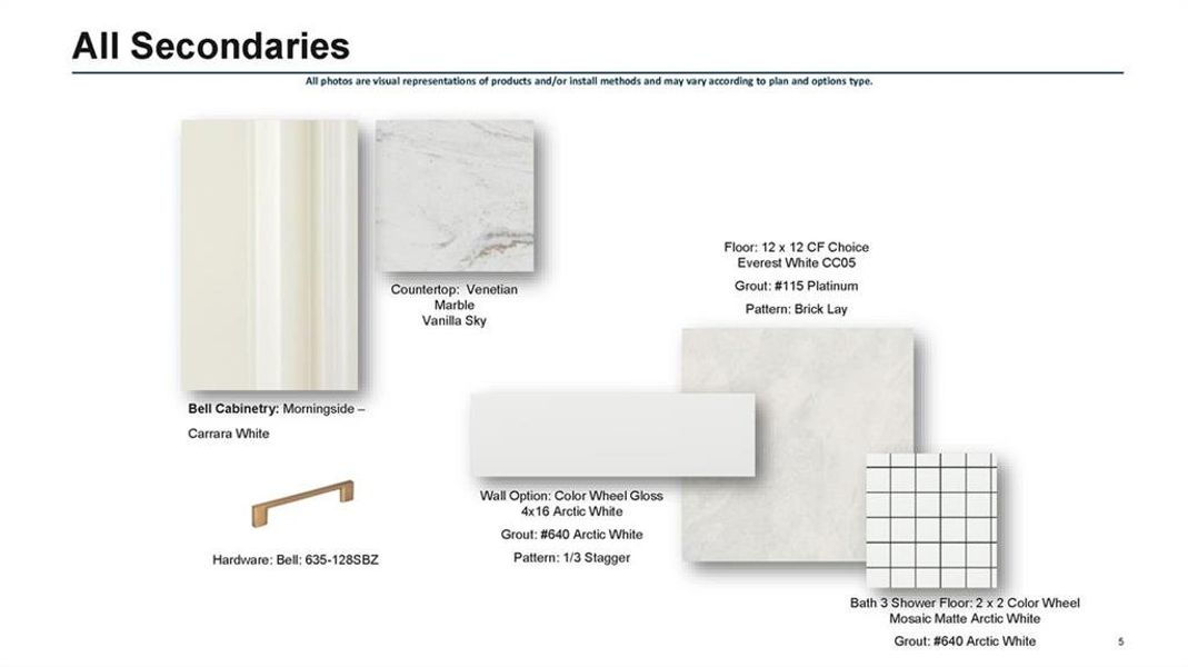 Sample of building materials used in homes in Byers Park, Alpharetta (Image 55).
