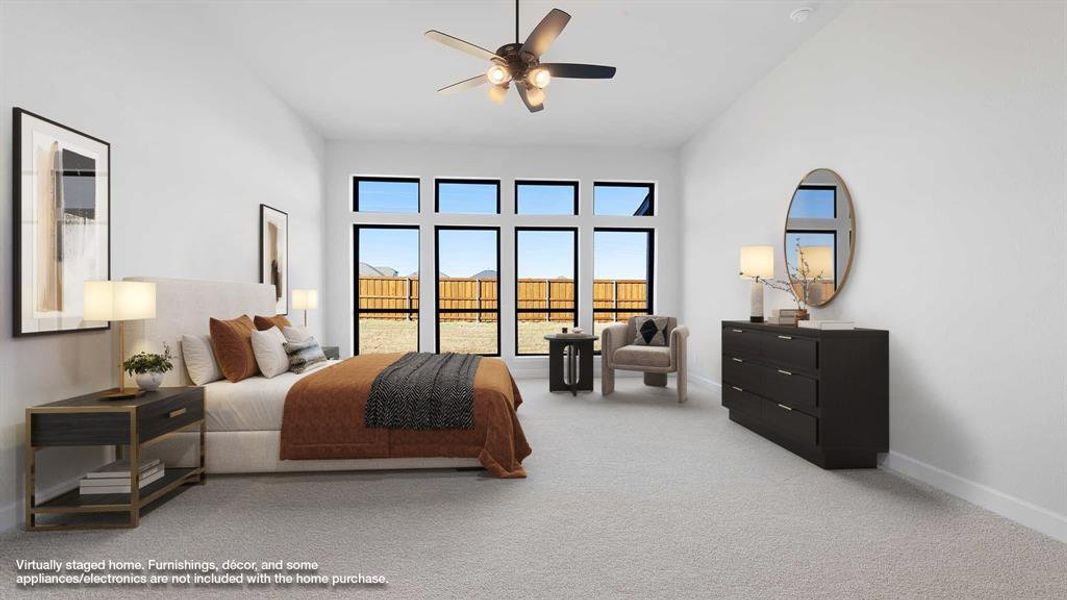 Furnished interior view inside a new home in Ventana 70', Fort Worth (Image 7).