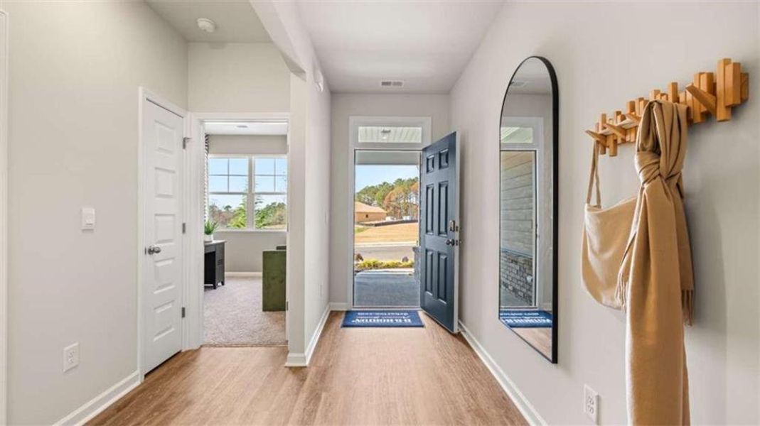 Furnished interior view inside a new home in Poplar Preserve, Newnan (Image 16).