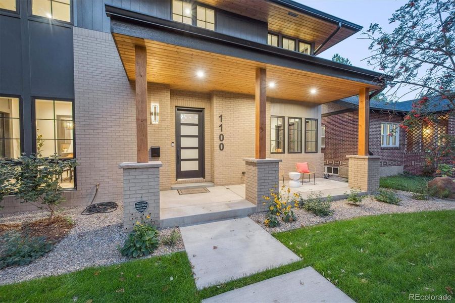Exterior details and patio area of a home in , Denver (Image 3).