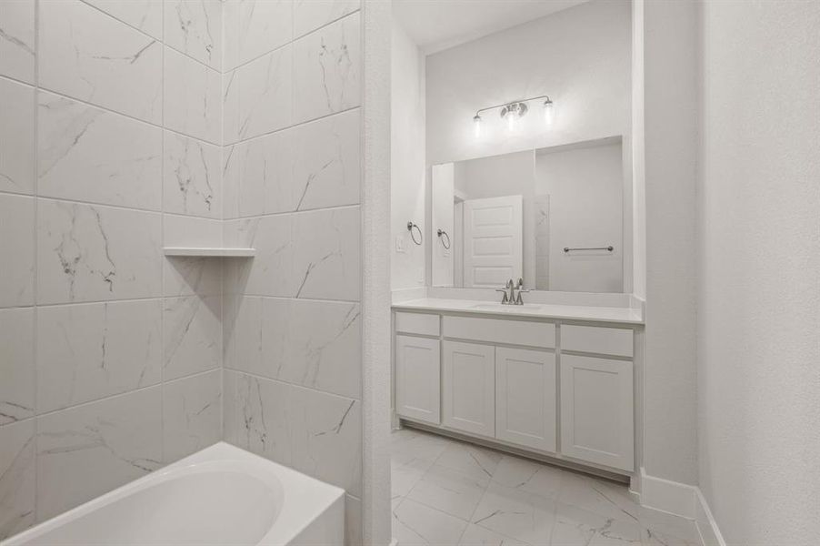 Furnished interior view inside a new home in Saddleback Estates, Boyd (Image 11). Furnished interior view inside a new home in Saddleback Estates, Boyd (Image 11).