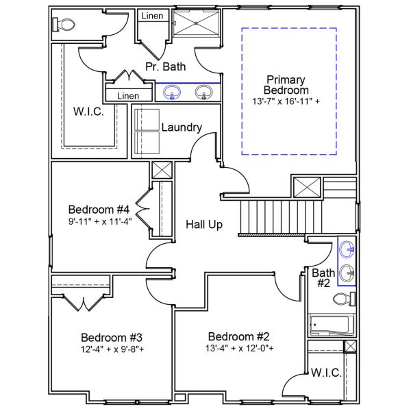 2D floor plan layout of this home in Garden Grove, Conway, SC (Image 3).