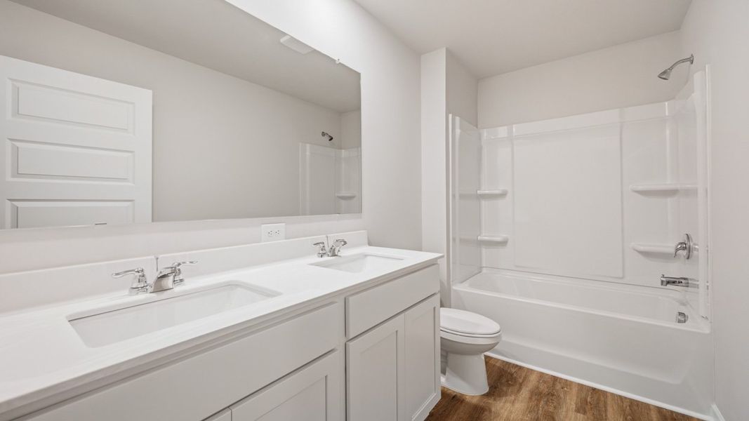 Furnished interior view inside a new home in The Reserve at Calcutta, Stockbridge (Image 8).