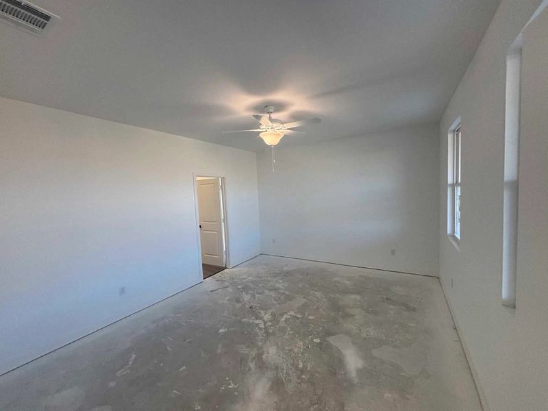 Primary Bedroom Construction Progress