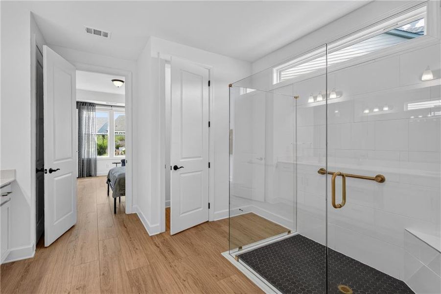 Furnished interior view inside a new home in , Hoschton (Image 4).