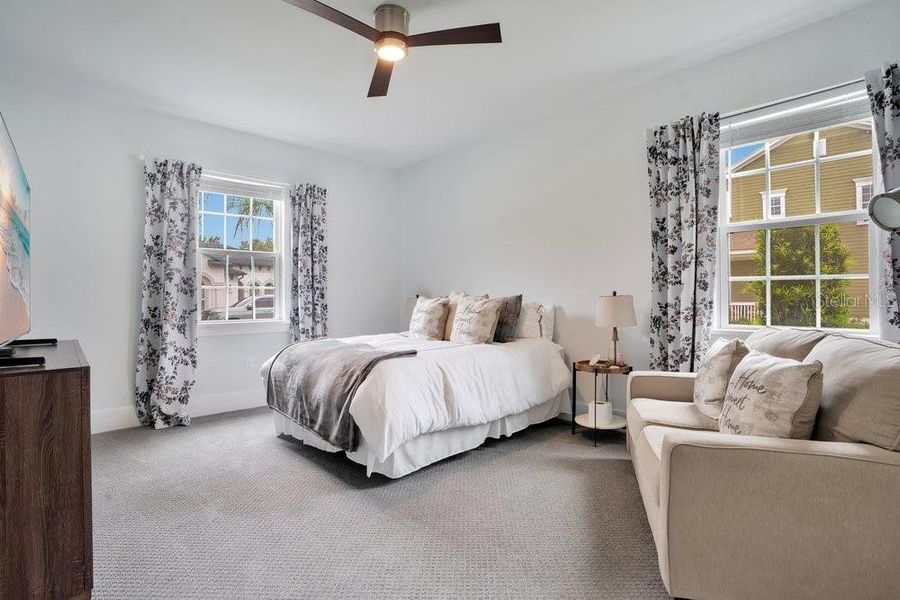 Furnished interior view inside a new home in , Reunion (Image 32).