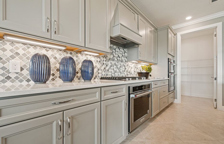 Kitchen with Optional Built-In Appliances