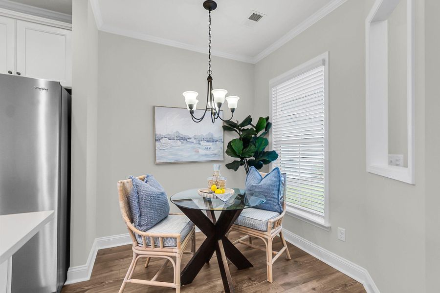 Furnished interior view inside a new home in , Summerville (Image 12).
