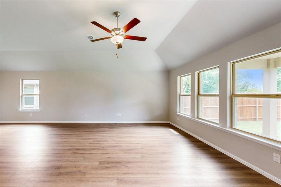 Spacious, unfurnished interior of a new home in Kings Way, Denton (Image 24). Spacious, unfurnished interior of a new home in Kings Way, Denton (Image 24).