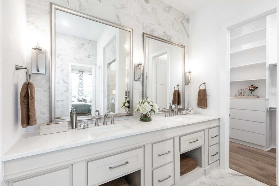 Representative Primary Bathroom - some options shown