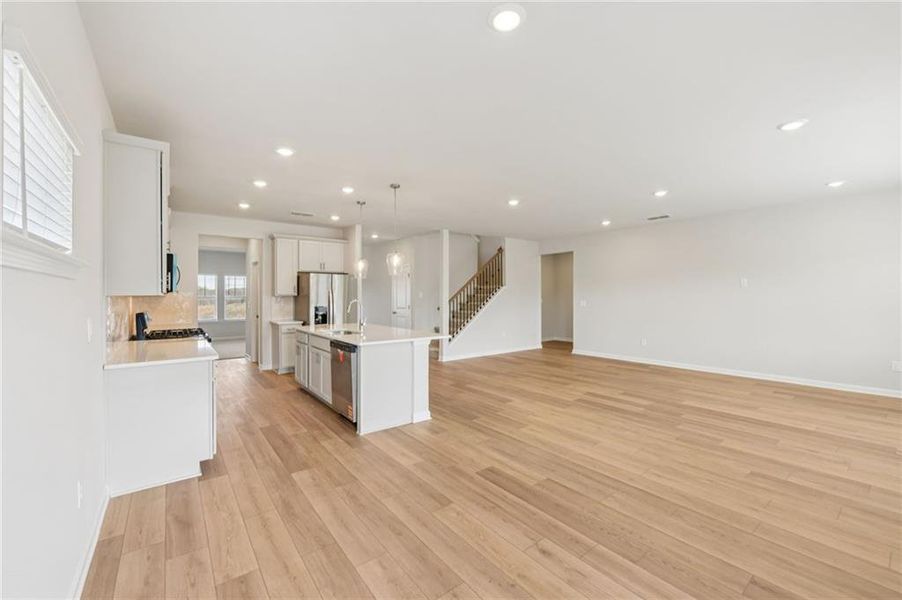Spacious, unfurnished interior of a new home in Preserve at Mountain Creek, Pendergrass (Image 21).