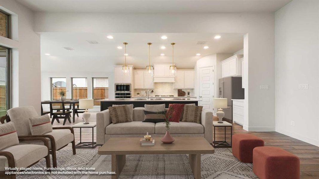 Furnished interior view inside a new home in Cambridge Crossing, Celina (Image 7).