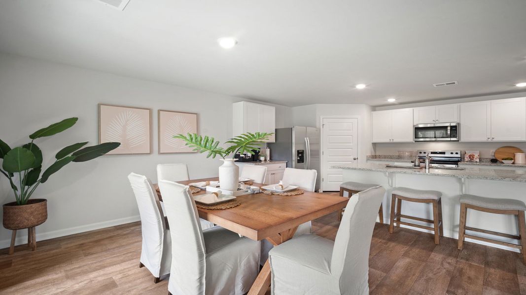Furnished interior view inside a new home in The Groves at Bees Creek, Ridgeland (Image 14).