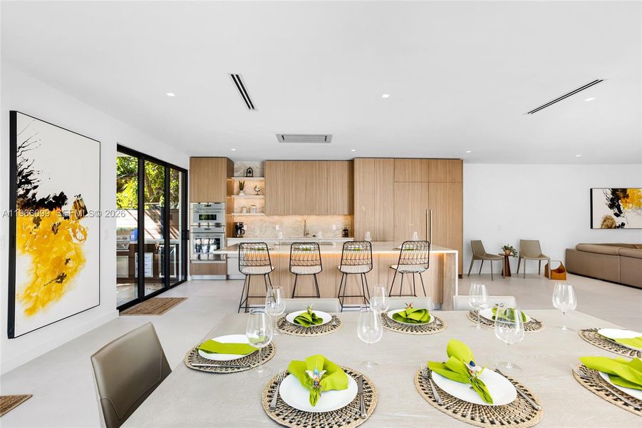 Furnished interior view inside a new home in , Miami (Image 5).