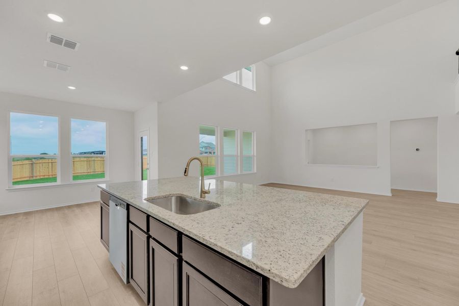 Furnished interior view inside a new home in Salerno - Hallmark Collection, Round Rock (Image 9). Furnished interior view inside a new home in Salerno - Hallmark Collection, Round Rock (Image 9).