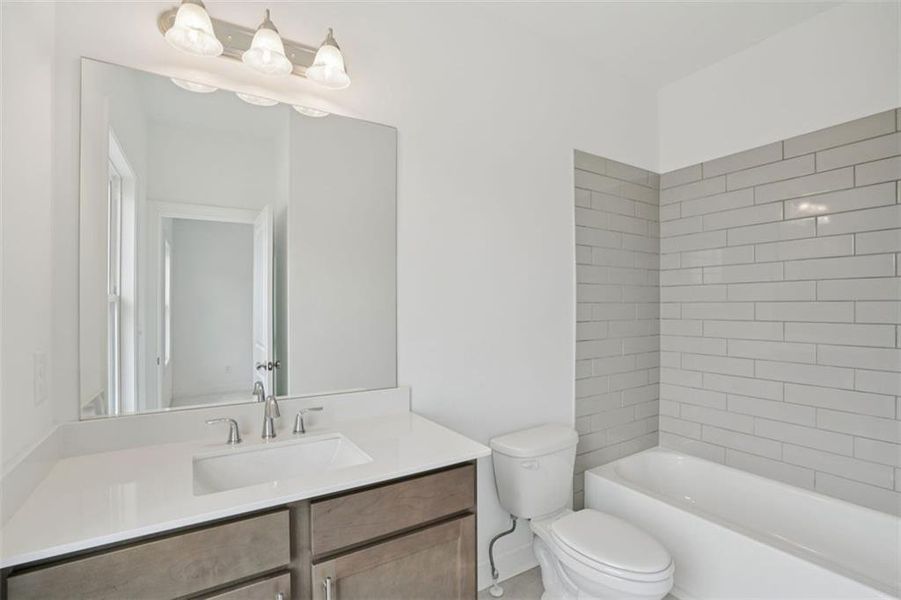 Furnished interior view inside a new home in Waterhaven, Cumming (Image 4).
