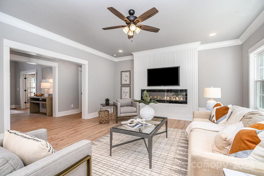 Furnished interior view inside a new home in , Sherrills Ford (Image 6).