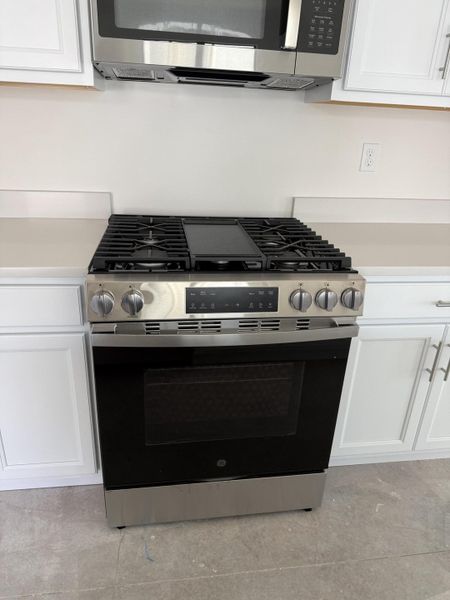Installed GE upgraded gas stove