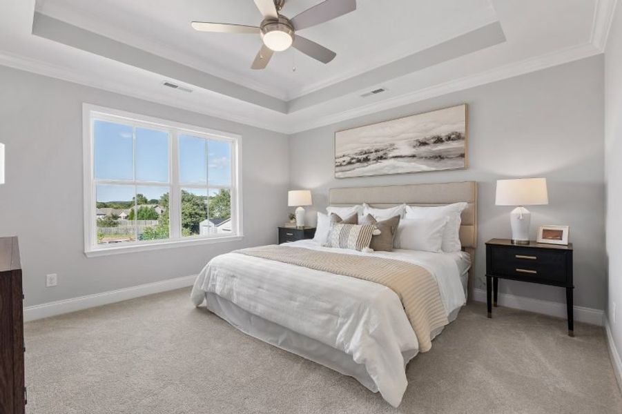Furnished interior view inside a new home in The Abaco, Cleveland (Image 33).