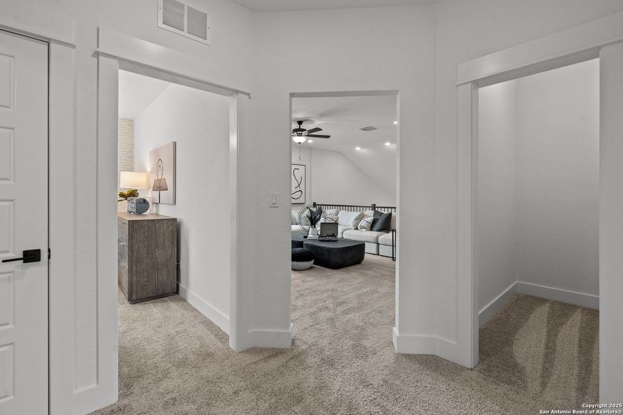 Furnished interior view inside a new home in Bison Ridge, San Antonio (Image 10).