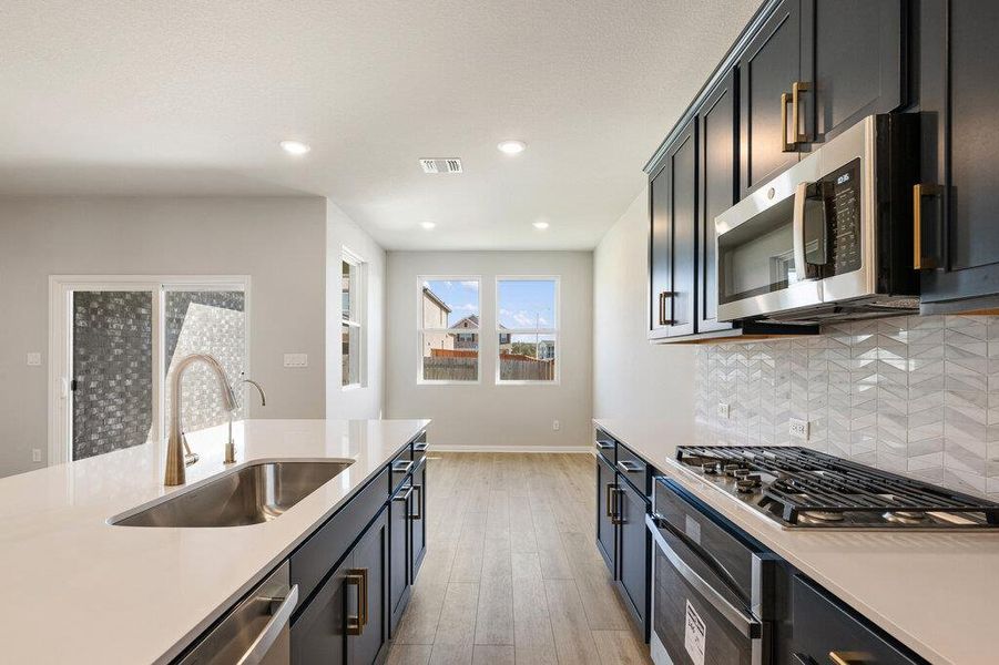 Furnished interior view inside a new home in Berry Creek Highlands, Georgetown (Image 12). Furnished interior view inside a new home in Berry Creek Highlands, Georgetown (Image 12).