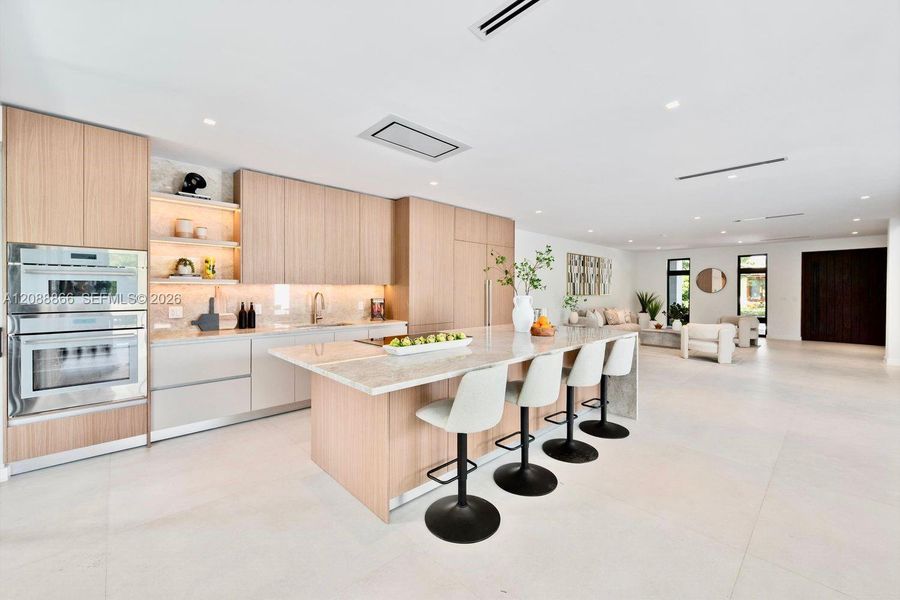 Furnished interior view inside a new home in , Miami (Image 10).