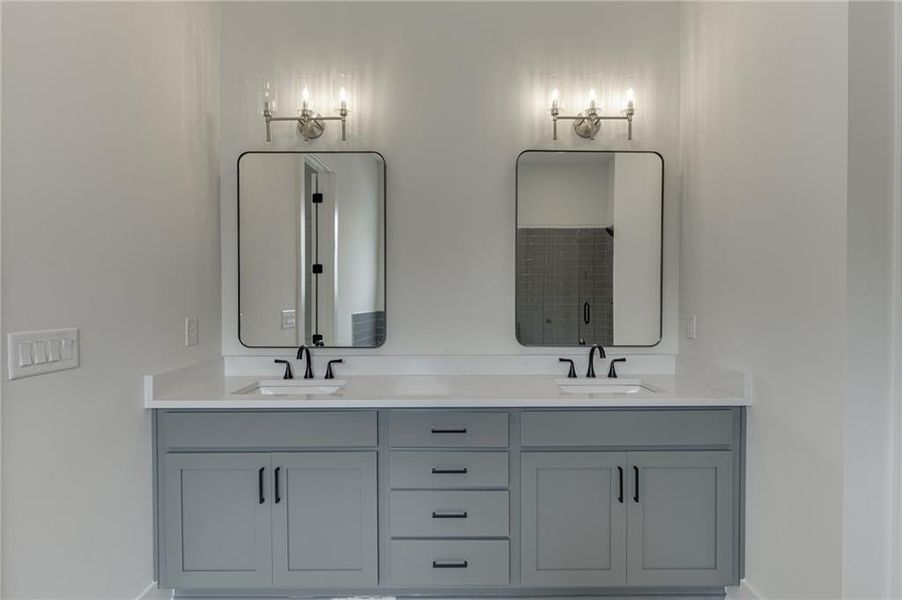 Furnished interior view inside a new home in , Cumming (Image 11).