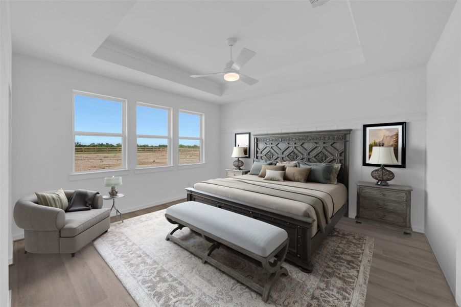 Spacious primary suite (*Photo not of actual home and used for illustration purposes only.) Spacious primary suite (*Photo not of actual home and used for illustration purposes only.)
