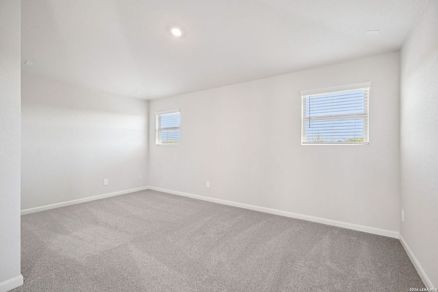 Spacious, unfurnished interior of a new home in Remington Ranch, San Antonio (Image 33). Spacious, unfurnished interior of a new home in Remington Ranch, San Antonio (Image 33).
