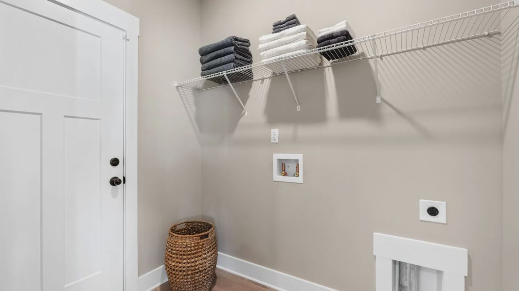 Laundry Room of The Middleton Design by DRB Homes