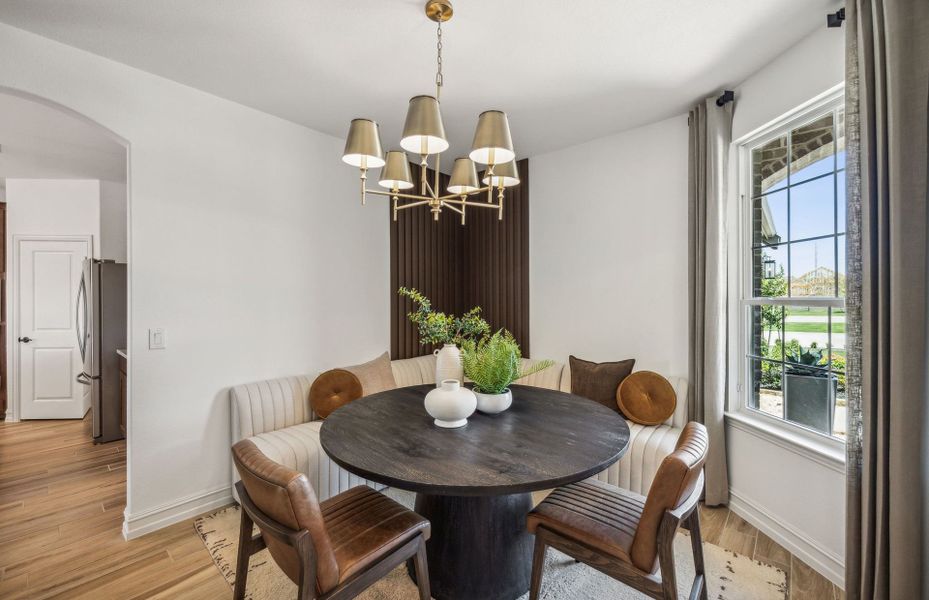 Furnished interior view inside a new home in Westside Preserve, Midlothian (Image 4).
