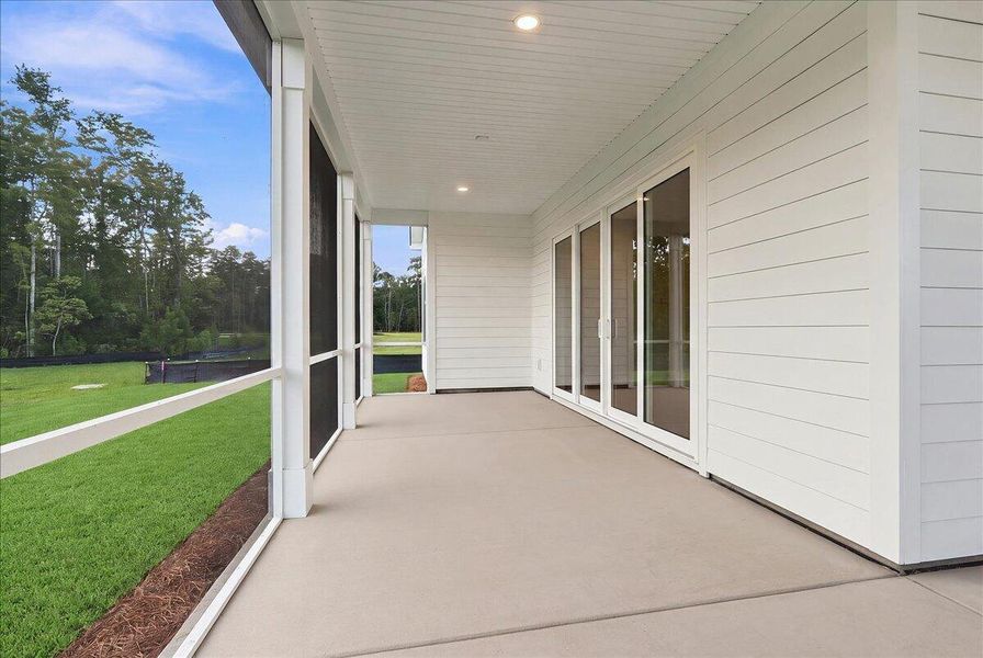 Exterior details and patio area of a home in , Summerville (Image 3).
