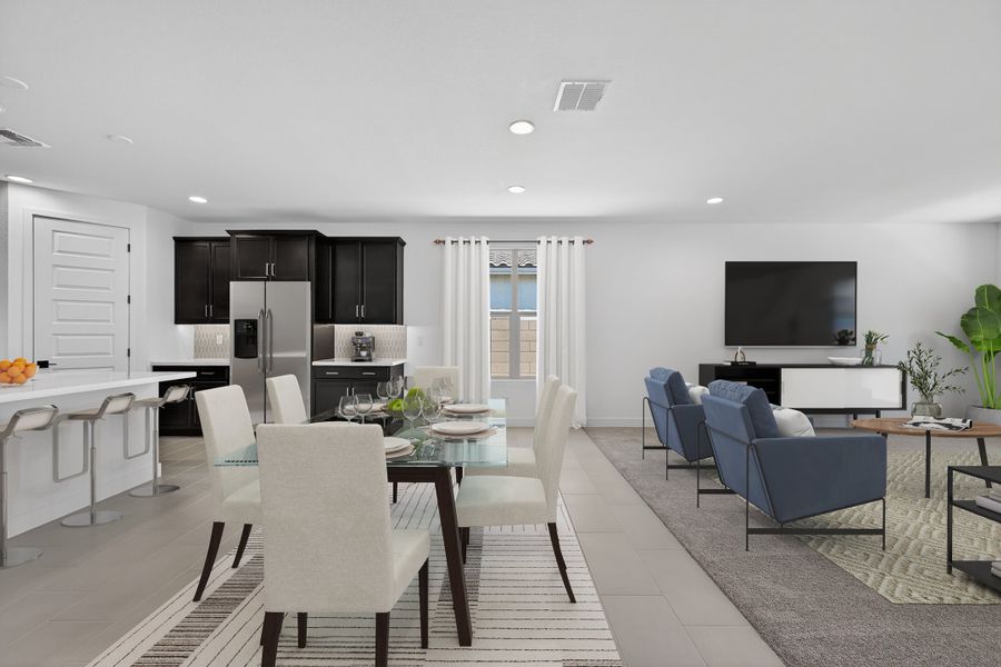 Furnished interior view inside a new home in Artisan at Asante, Surprise (Image 7).