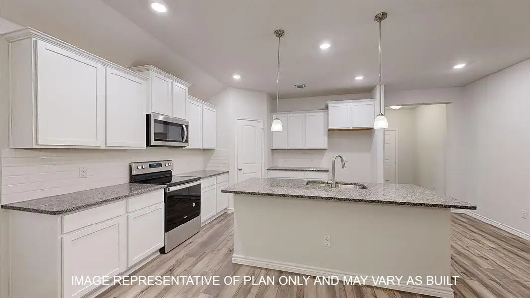 Furnished interior view inside a new home in Turnbo Ranch Traditions, Killeen (Image 3).